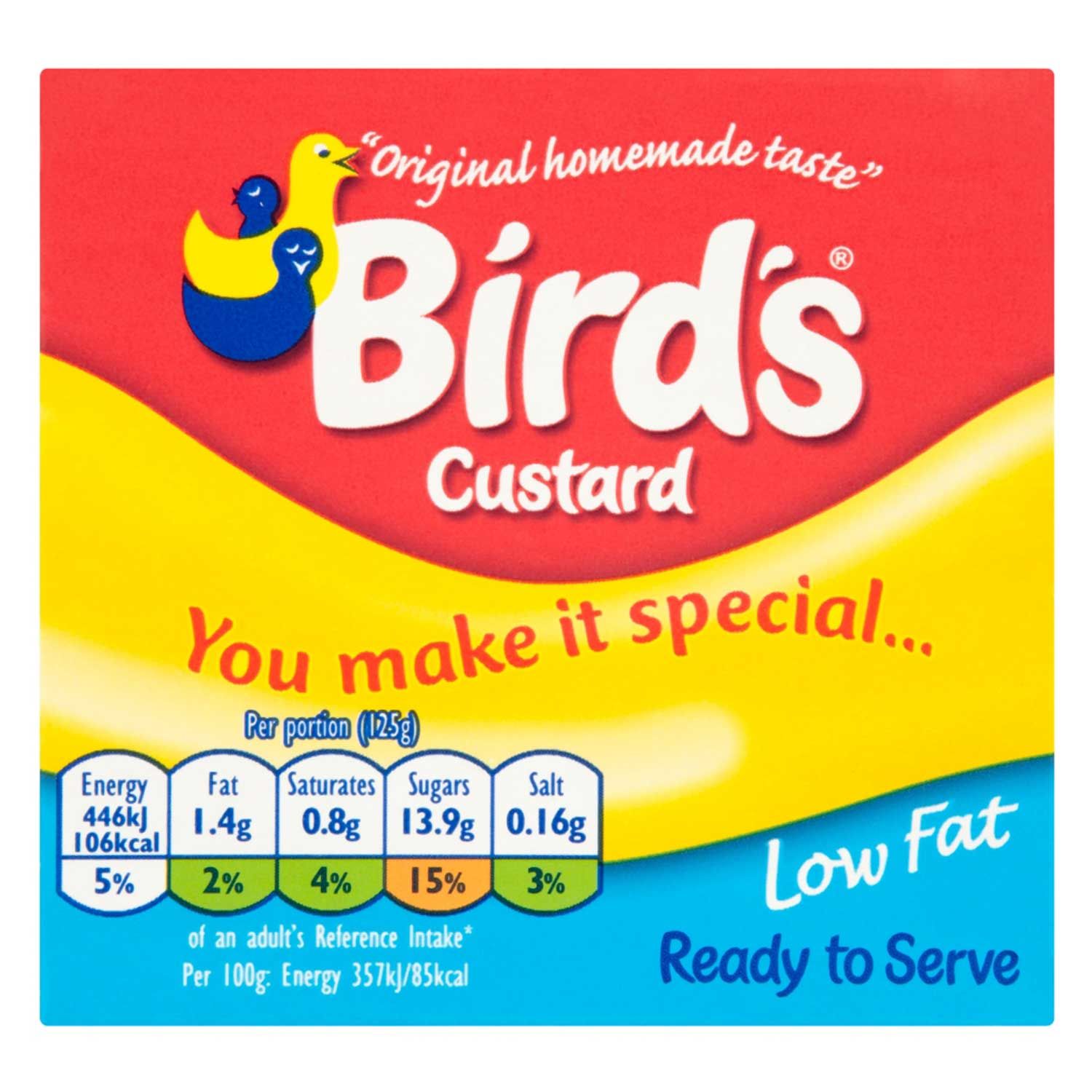 Low Fat Custard Carton 500g Bird's